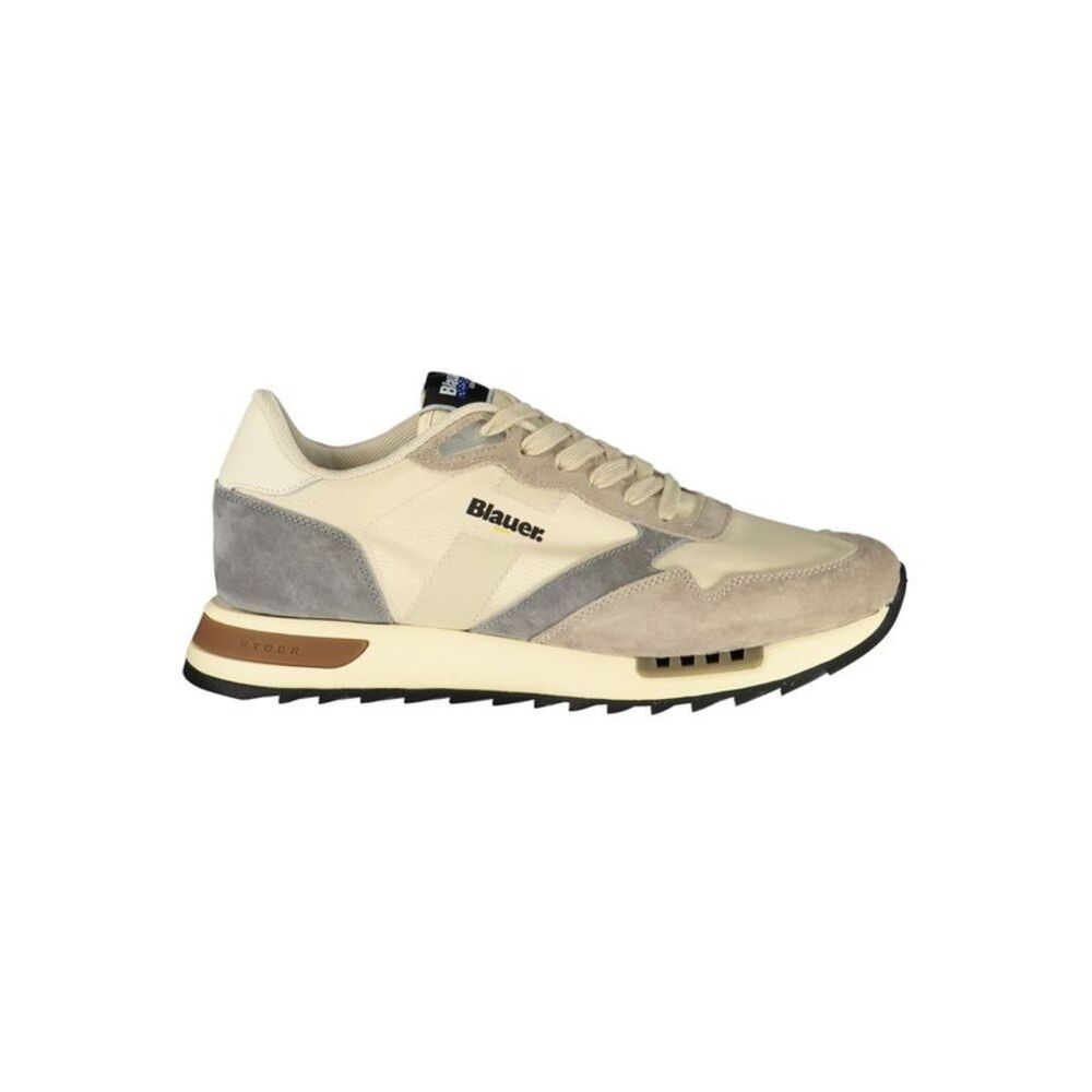 Blauer Beige Polyester Mens Men's Sneaker